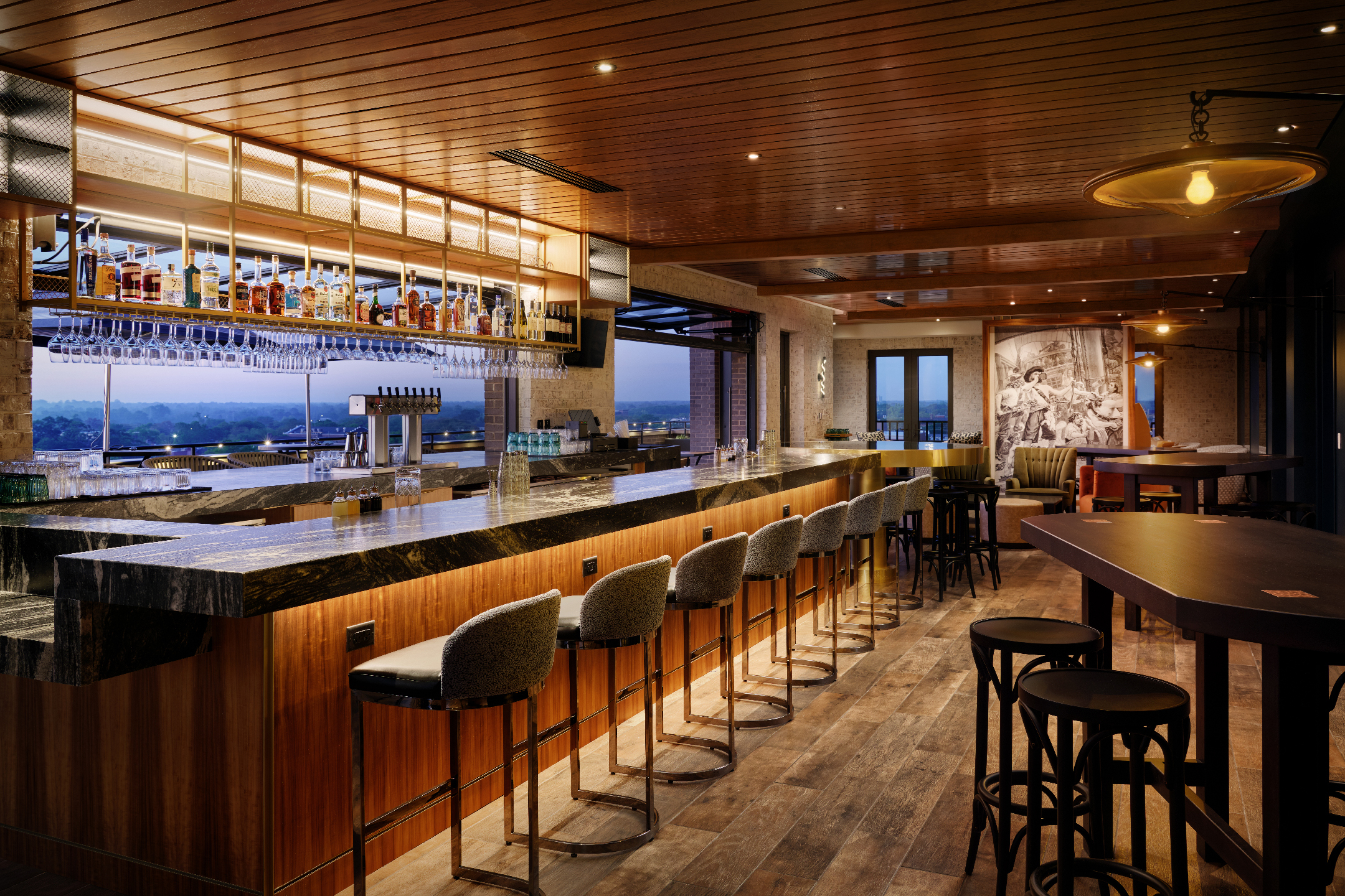 Rooftop bar at Tempo by Hilton Savannah